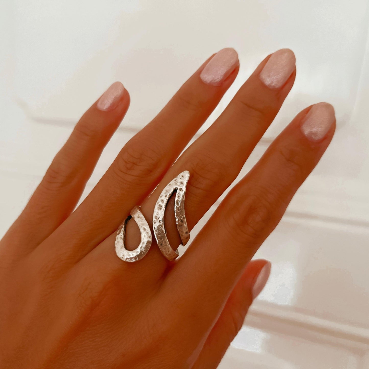 Tahiti ring ZAMAC jewelry - Handmade jewelry for lovers of natural, clean shapes..