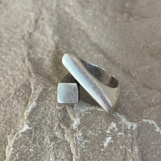 Capri ring ZAMAC jewelry - Handmade jewelry for lovers of natural, clean shapes..