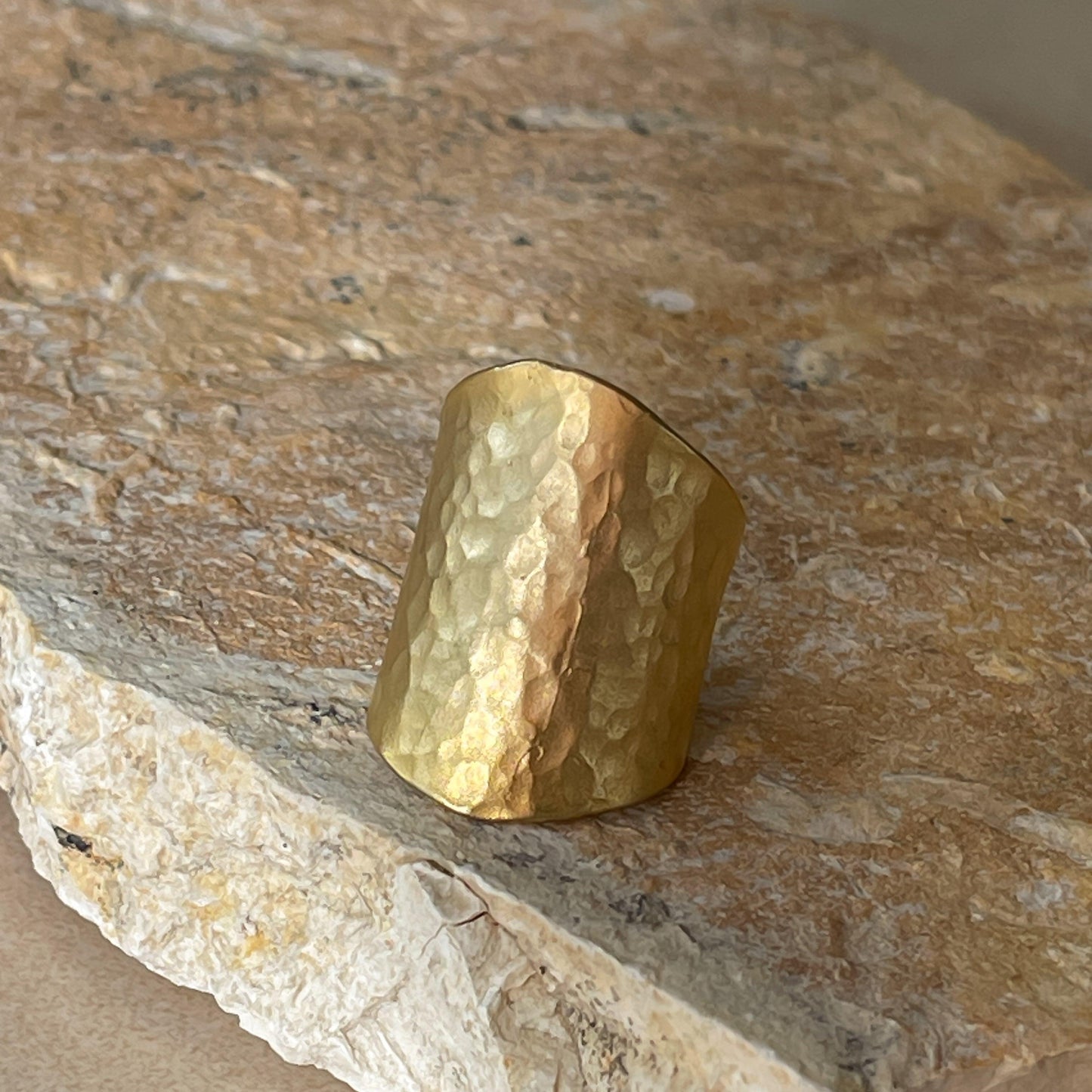 Moscow-gold ring ZAMAC jewelry - Handmade jewelry for lovers of natural, clean shapes..