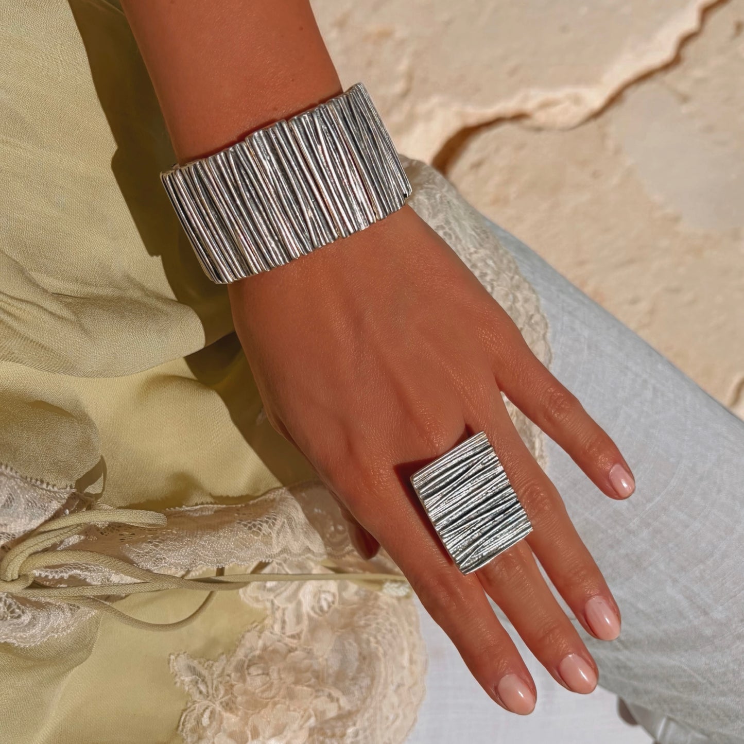 Rotterdam bracelet - silver plated