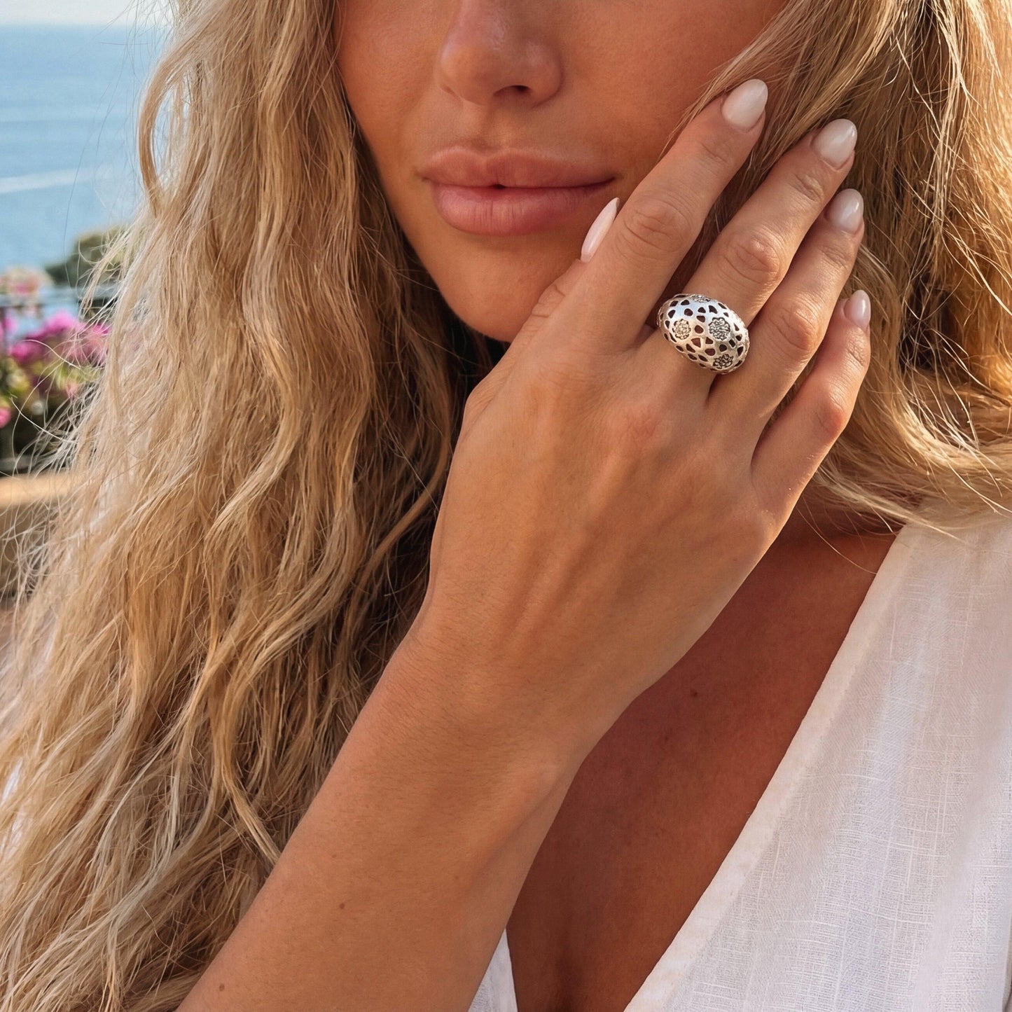Atrani ring ZAMAC jewelry - Handmade jewelry for lovers of natural, clean shapes..