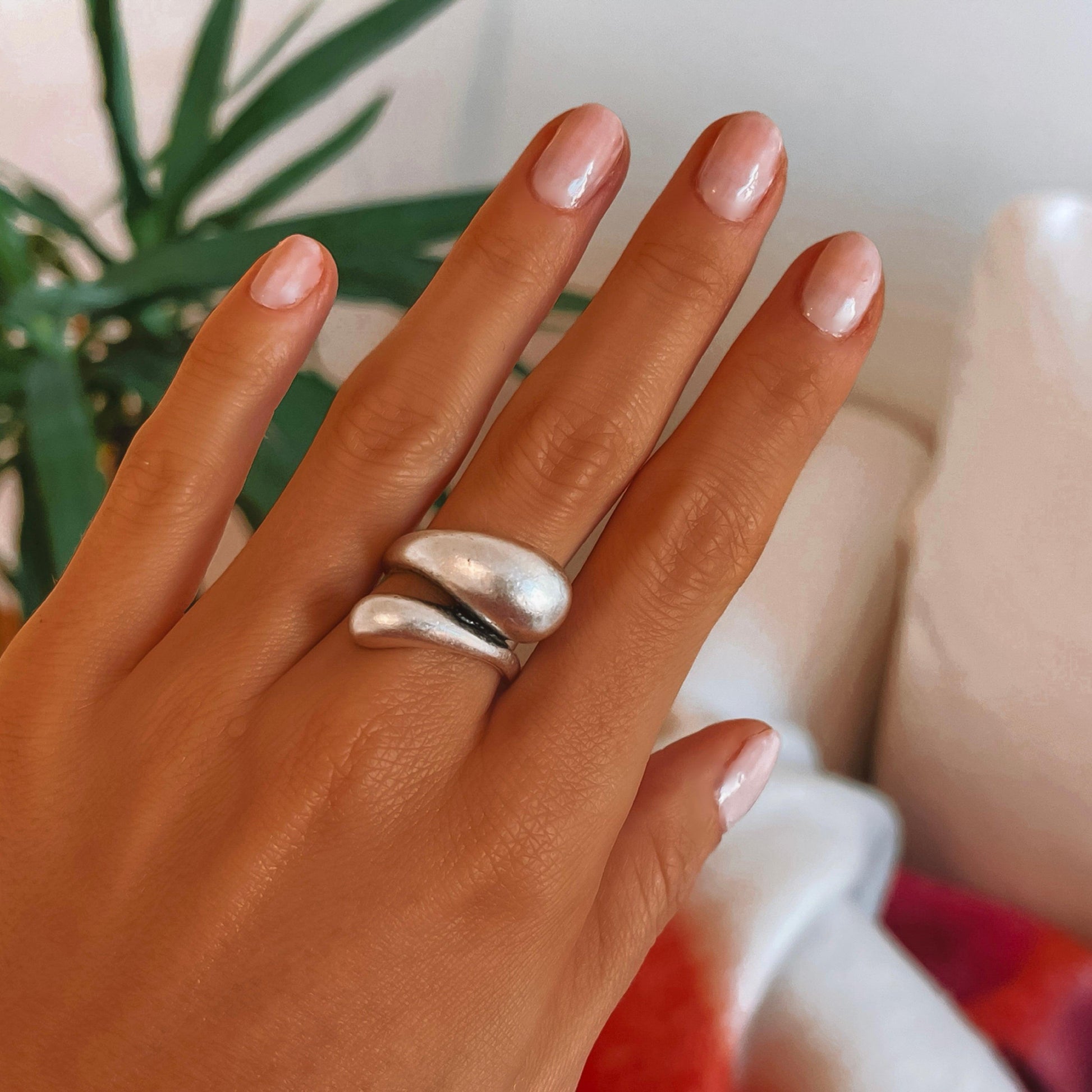 Copacabana ring ZAMAC jewelry - Handmade jewelry for lovers of natural, clean shapes..