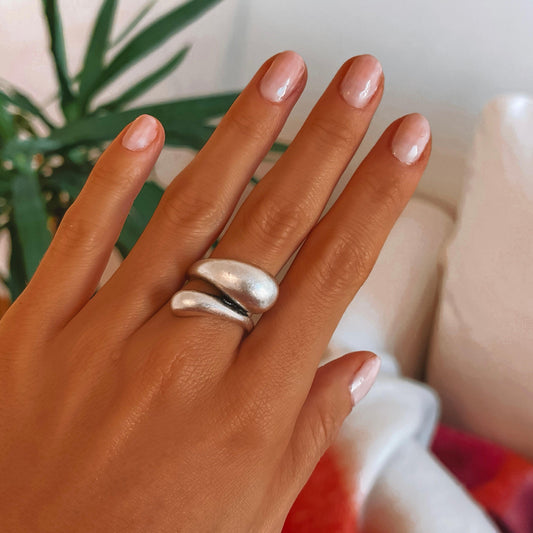 Copacabana ring ZAMAC jewelry - Handmade jewelry for lovers of natural, clean shapes..