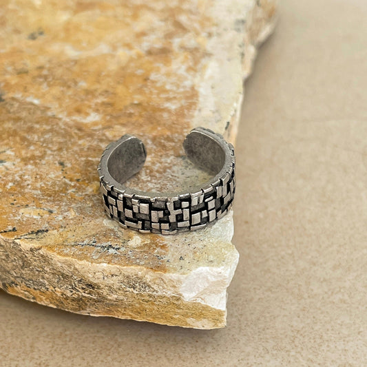 Albenga ring ZAMAC jewelry - Handmade jewelry for lovers of natural, clean shapes..