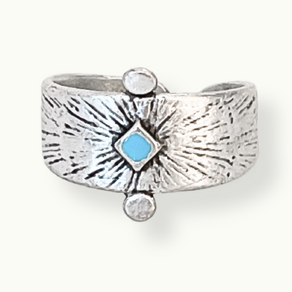 Moorea ring ZAMAC jewelry - Handmade jewelry for lovers of natural, clean shapes..