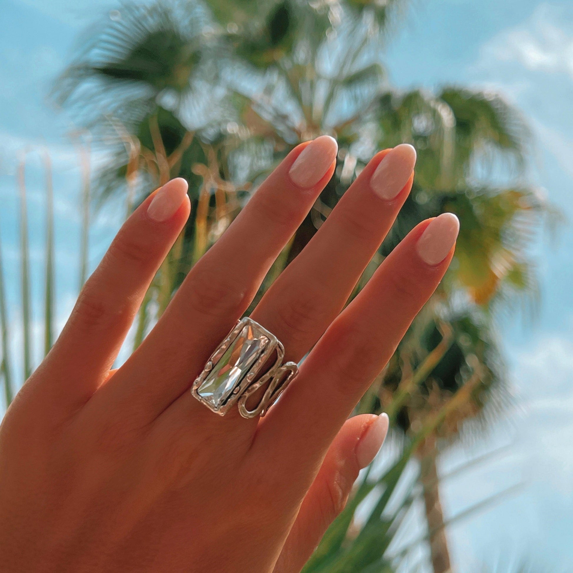 Ischia ring ZAMAC jewelry - Handmade jewelry for lovers of natural, clean shapes..