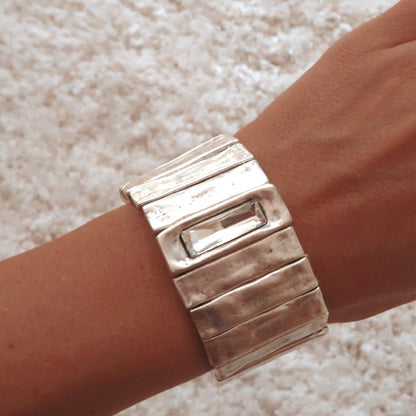 Ischia bracelet ZAMAC jewelry - Handmade jewelry for lovers of natural, clean shapes..
