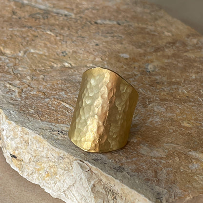 Moscow-gold ring ZAMAC jewelry - Handmade jewelry for lovers of natural, clean shapes..