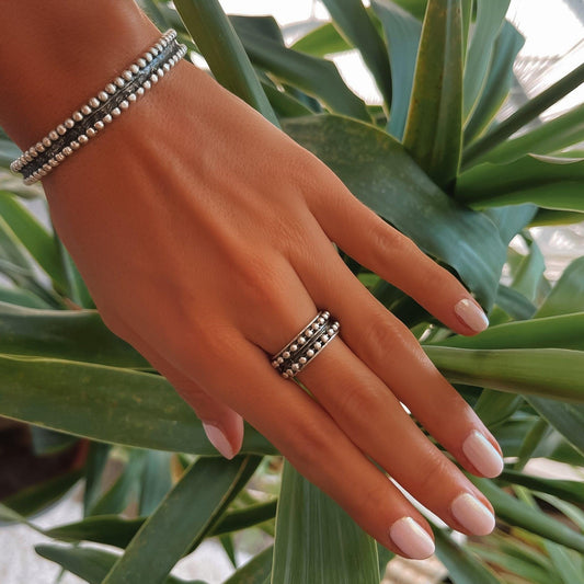 Catania bracelet ZAMAC jewelry - Handmade jewelry for lovers of natural, clean shapes..