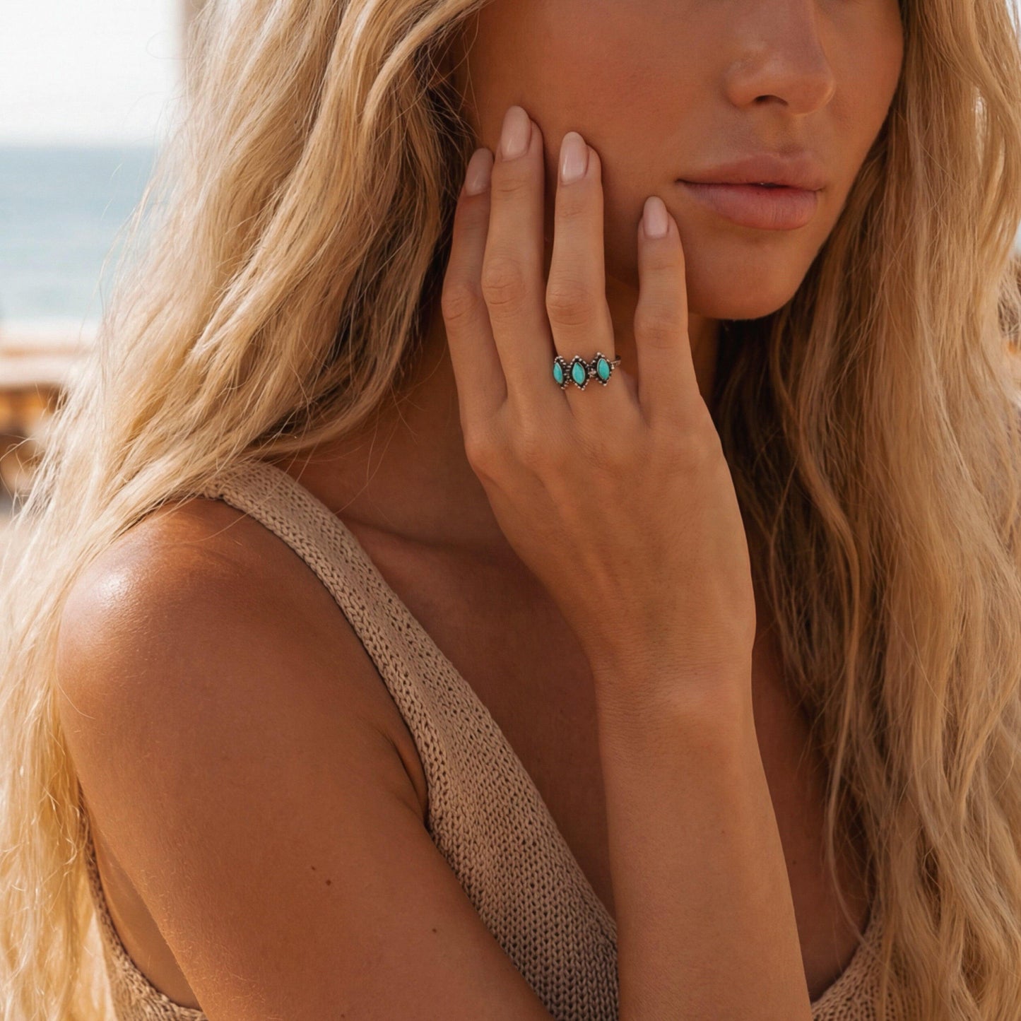 Marrakesh ring ZAMAC jewelry - Handmade jewelry for lovers of natural, clean shapes..