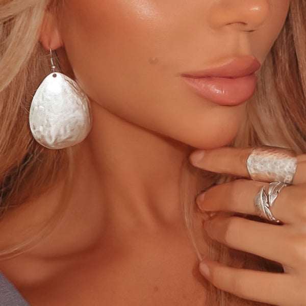 Zanzibar fülbevaló Zamac Jewellery ZAMAC ékszerek - Kézzel készült ékszerek a természetes formák szerelmeseinek