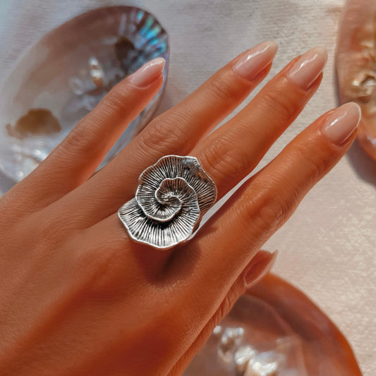 Taormina ring ZAMAC jewelry - Handmade jewelry for lovers of natural, clean shapes..