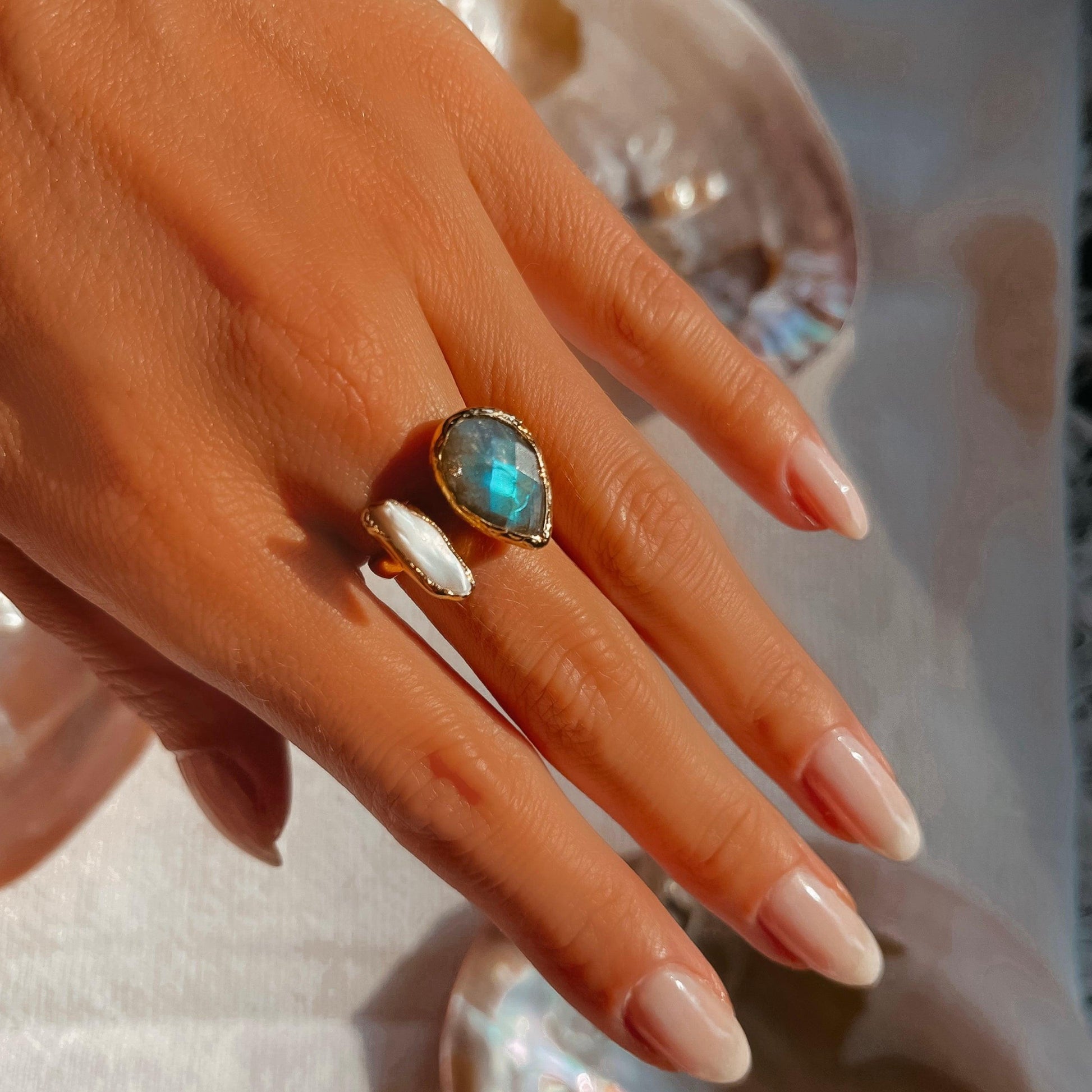 Ubud ring ZAMAC jewelry - Handmade jewelry for lovers of natural, clean shapes..
