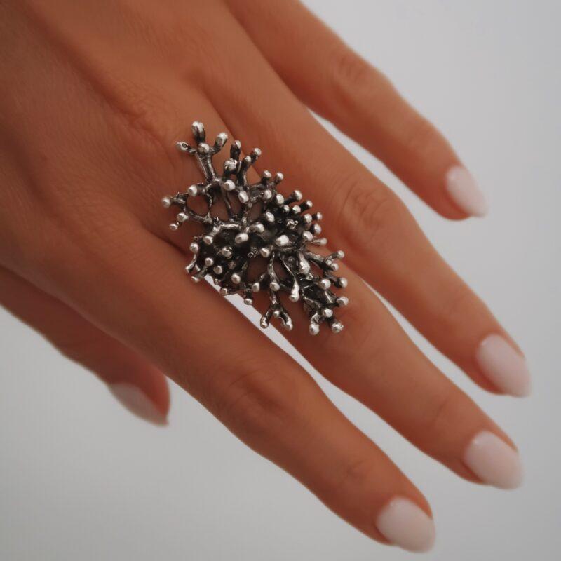 Monaco ring ZAMAC jewelry - Handmade jewelry for lovers of natural, clean shapes..