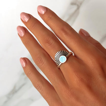Zanzibar ring ZAMAC jewelry - Handmade jewelry for lovers of natural, clean shapes..