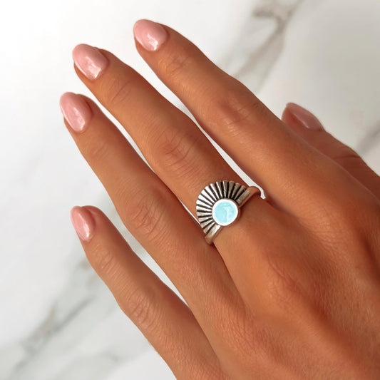 Zanzibar ring ZAMAC jewelry - Handmade jewelry for lovers of natural, clean shapes..