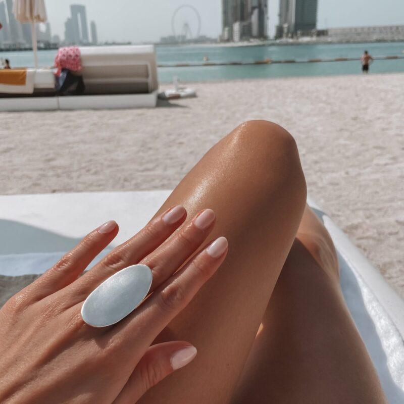 Dubai ring ZAMAC jewelry - Handmade jewelry for lovers of natural, clean shapes..