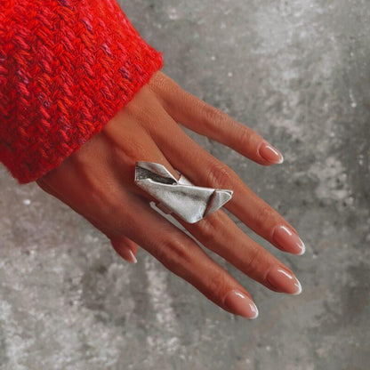 Copenhagen ring ZAMAC jewelry - Handmade jewelry for lovers of natural, clean shapes..