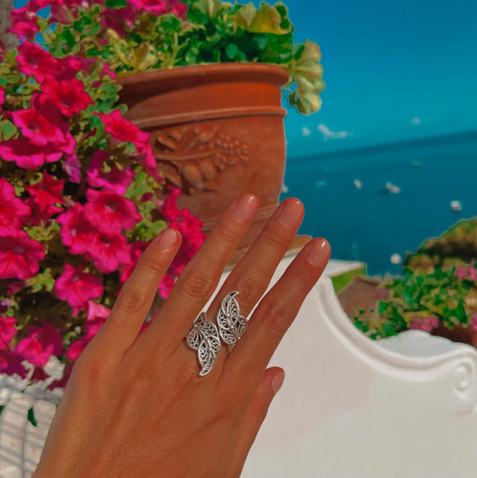 Positano ring ZAMAC jewelry - Handmade jewelry for lovers of natural, clean shapes..