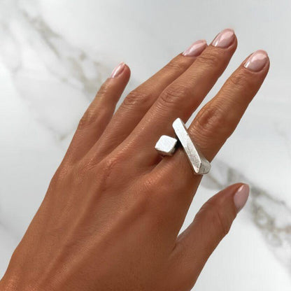 Capri ring ZAMAC jewelry - Handmade jewelry for lovers of natural, clean shapes..