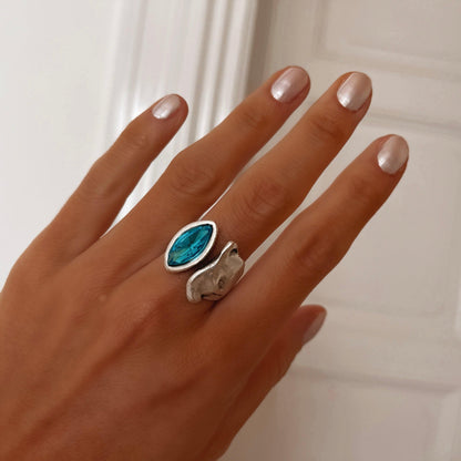 Bari ring ZAMAC jewelry - Handmade jewelry for lovers of natural, clean shapes..