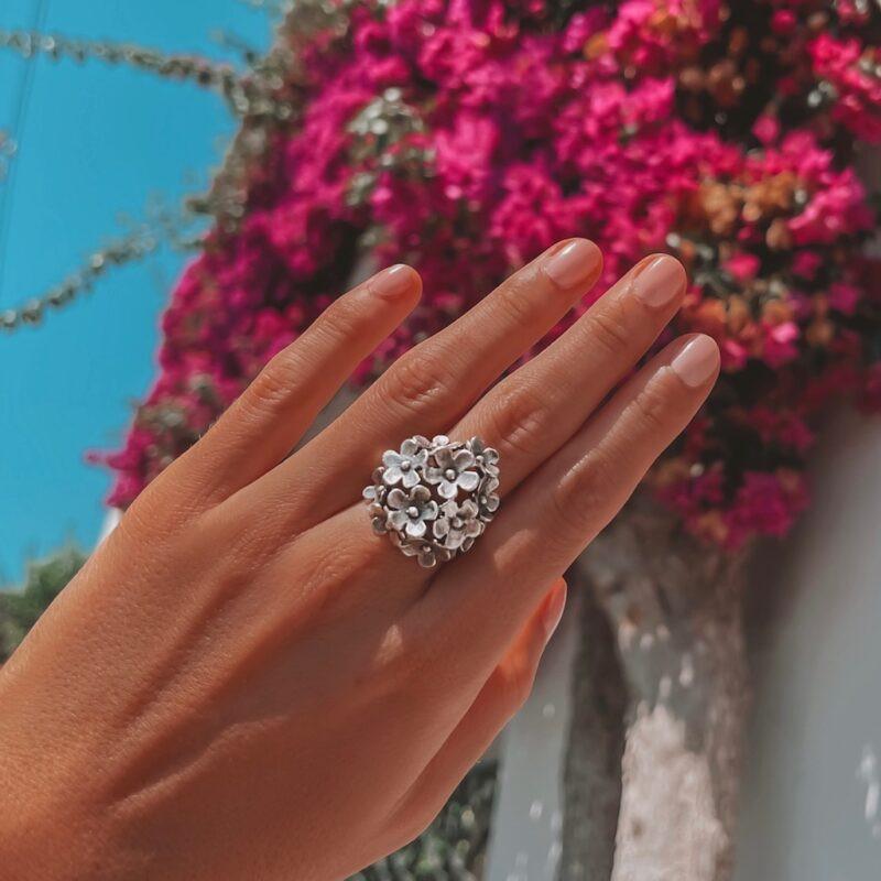 Florence ring ZAMAC jewelry - Handmade jewelry for lovers of natural, clean shapes..