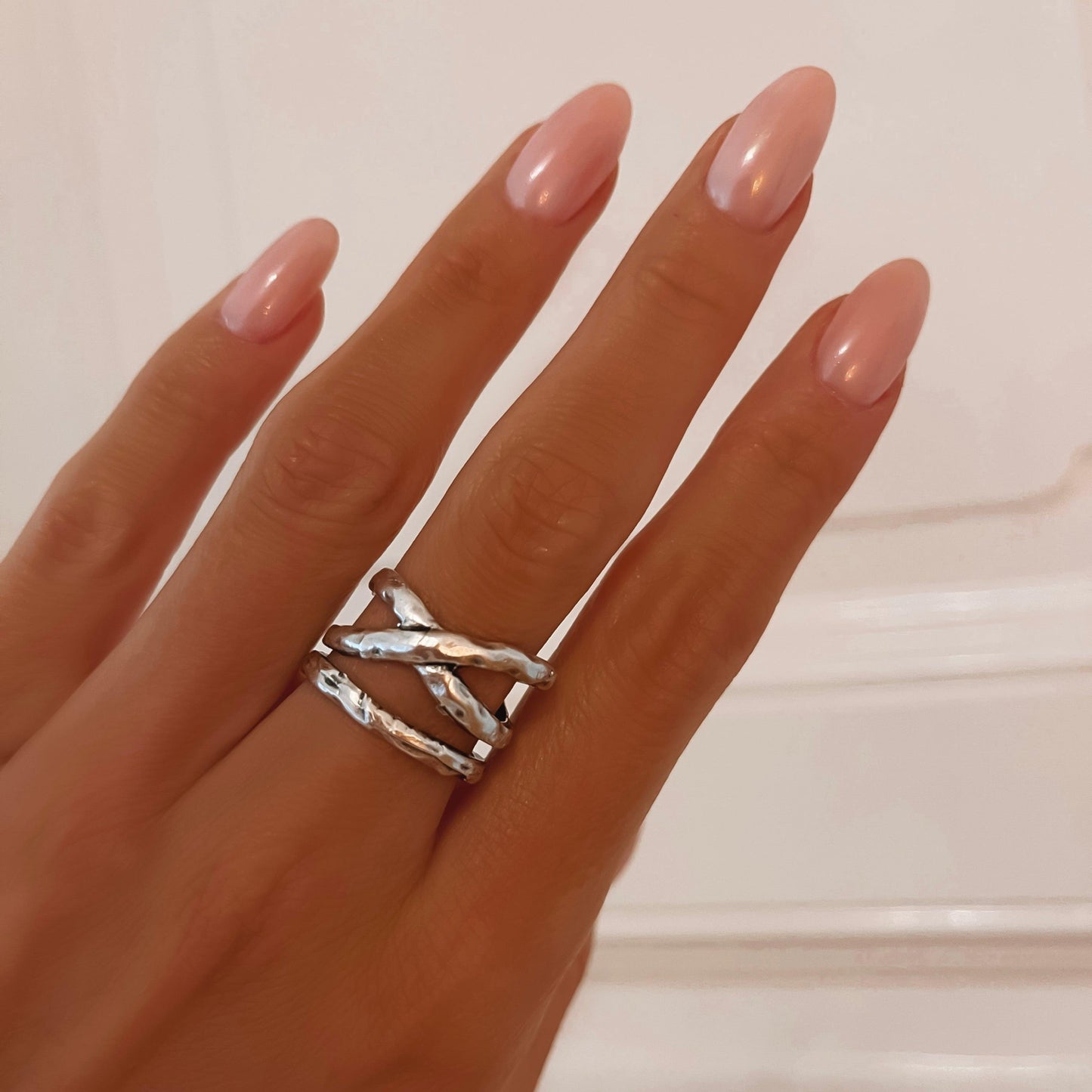 Alassio ring ZAMAC jewelry - Handmade jewelry for lovers of natural, clean shapes..