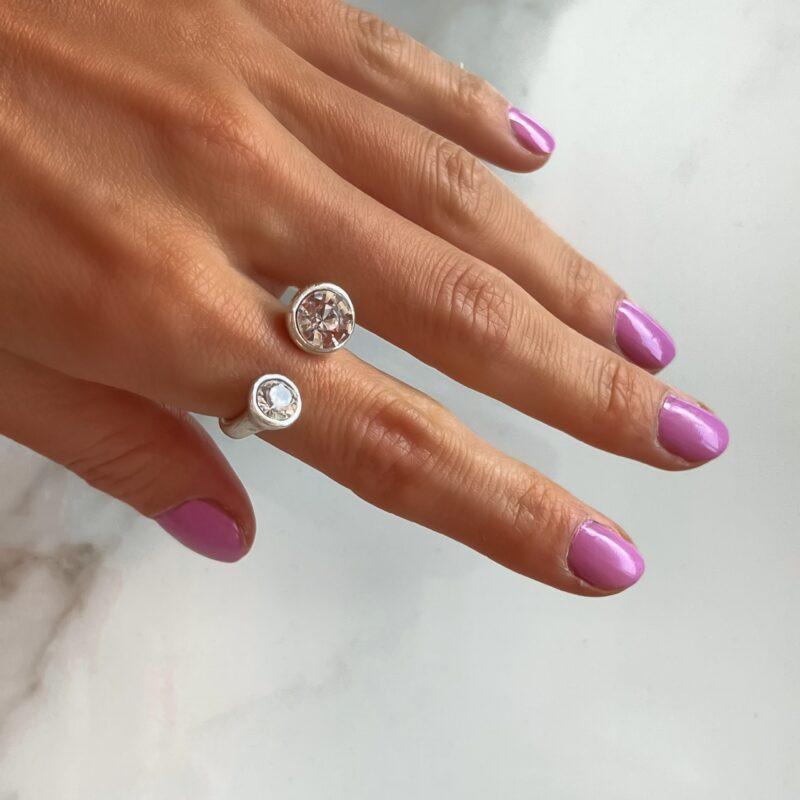 Aruba ring ZAMAC jewelry - Handmade jewelry for lovers of natural, clean shapes..