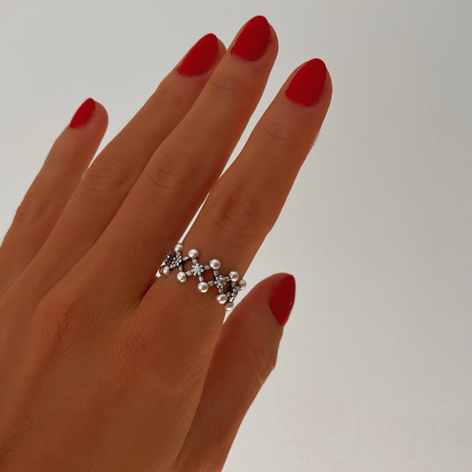 Carrara ring ZAMAC jewelry - Handmade jewelry for lovers of natural, clean shapes..
