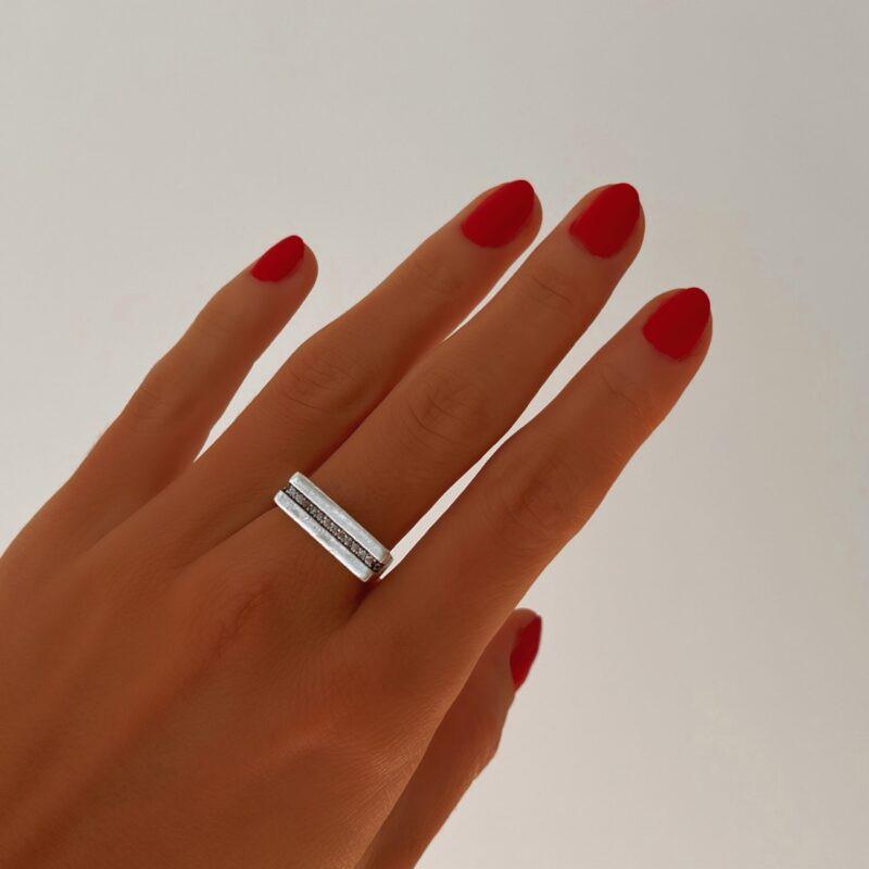 Asti ring ZAMAC jewelry - Handmade jewelry for lovers of natural, clean shapes..