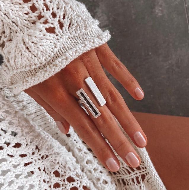 Padua ring ZAMAC jewelry - Handmade jewelry for lovers of natural, clean shapes..