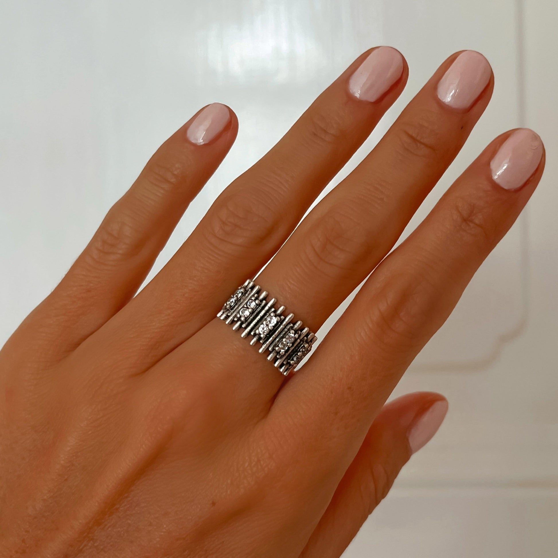 Naxos ring ZAMAC jewelry - Handmade jewelry for lovers of natural, clean shapes..
