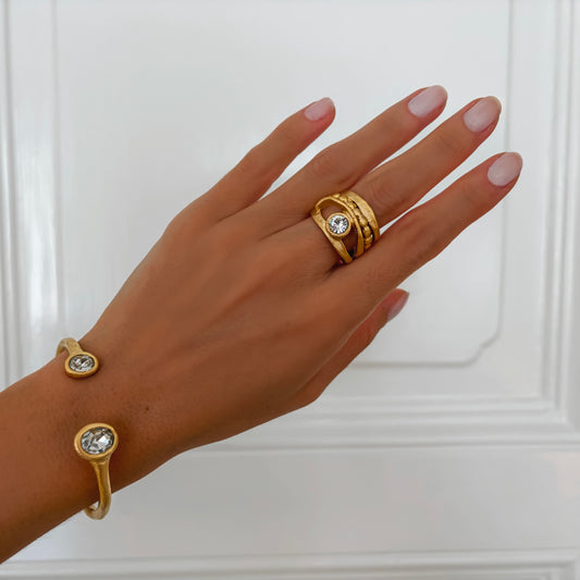 Aruba-gold karkötő - aranyozott, állítható